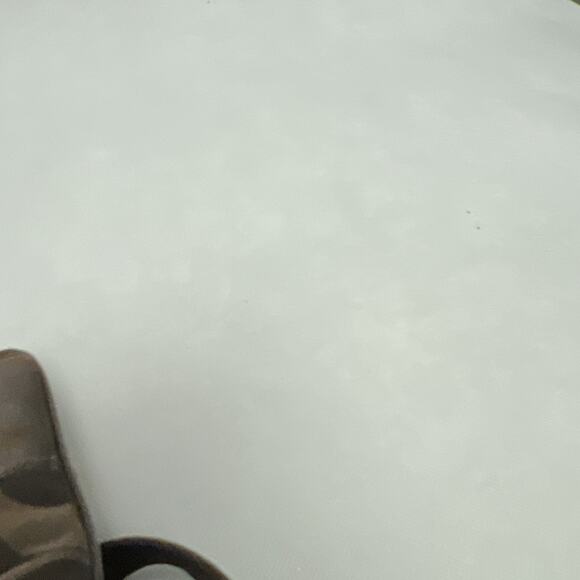 Coach Signature Logo Swingpack Crossbody Bag Brown Adjustable Strap Y2K COA - Picture 8 of 12